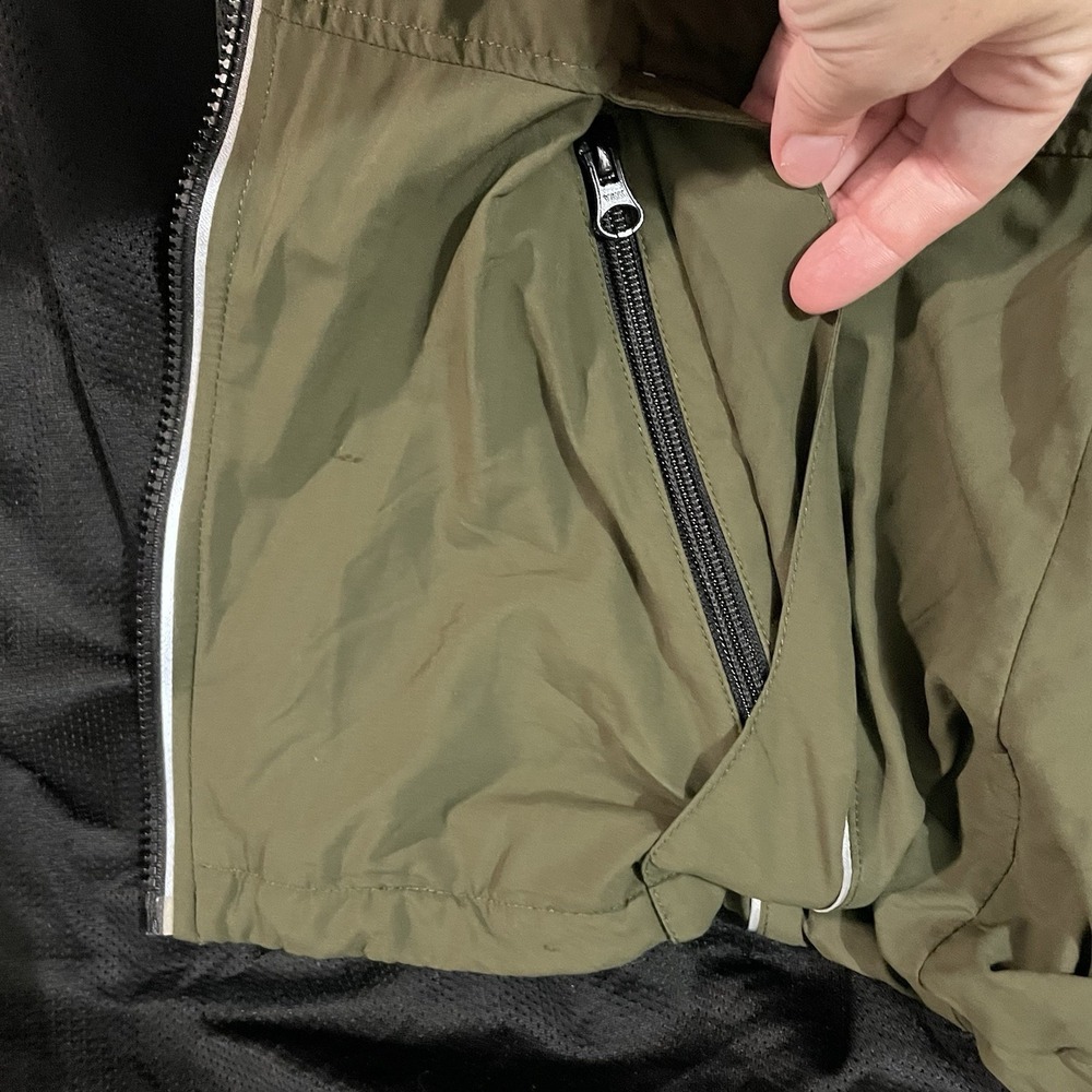 USMC Marine Running Jacket Mens Size Small Green Military Reflective PT Coat USA - Picture 4 of 6